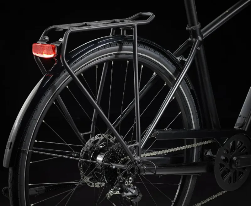 Trek FX+ 2 Electric Hybrid Bike 2025 in Satin Trek Black-8